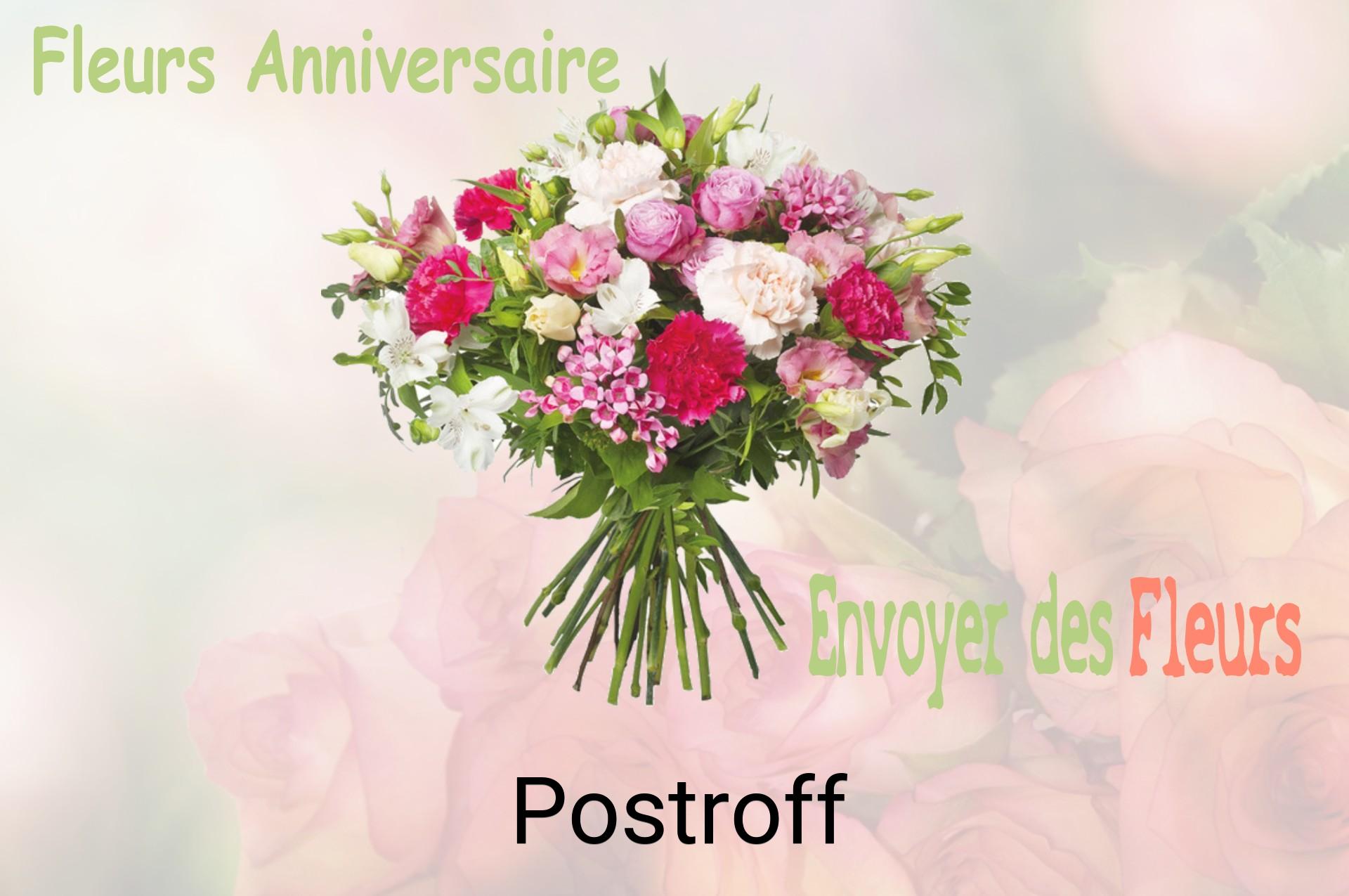 Bouquet de fleurs d’anniversaire livré à Postroff