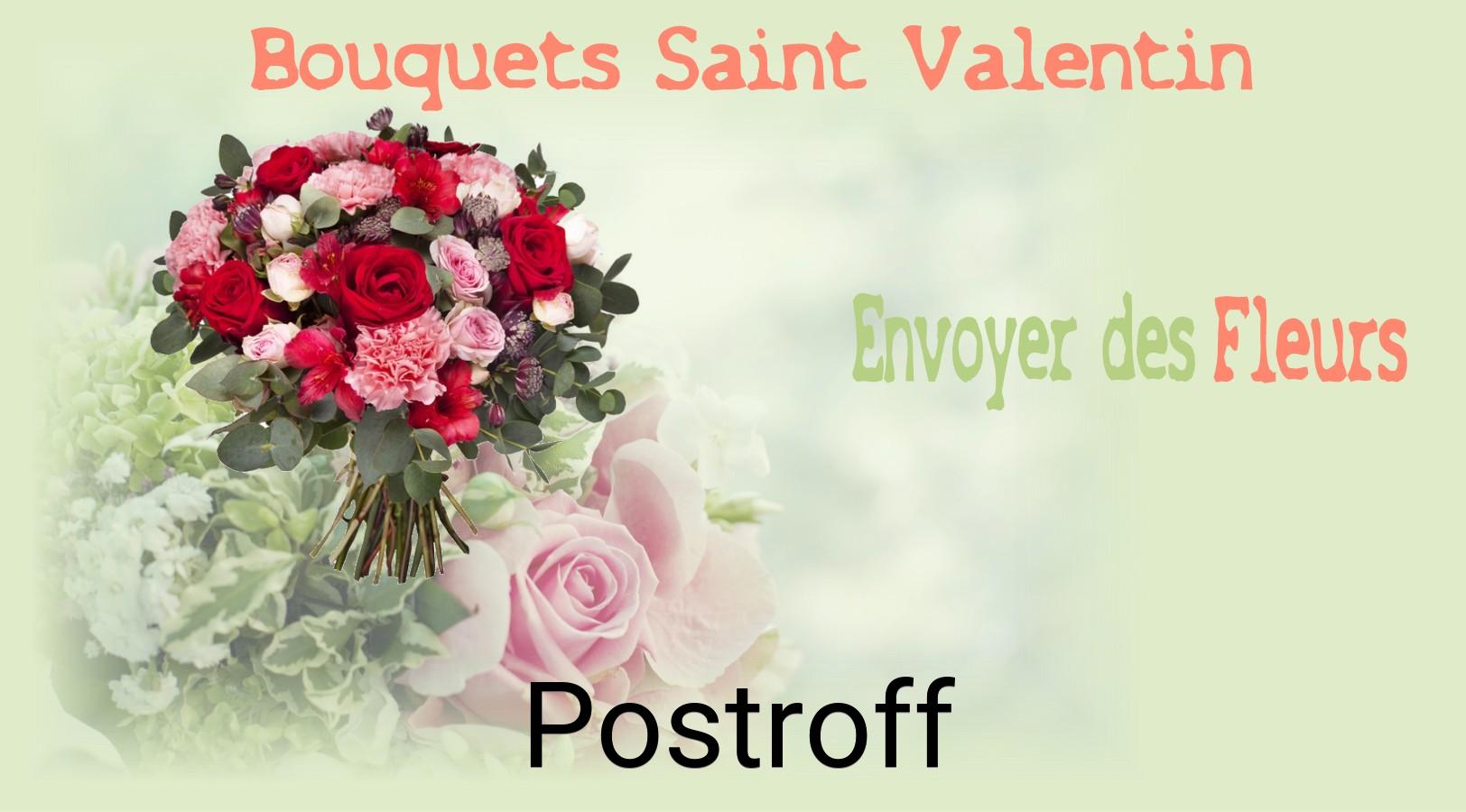 Roses de Saint-Valentin livrées à Postroff